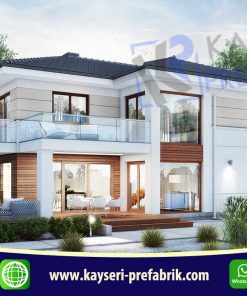 260 mt2 Butik Dubleks Prefabrik Villa