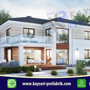 260 mt2 Butik Dubleks Prefabrik Villa