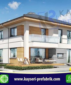 160 mt2 Butik Dubleks Prefabrik Villa