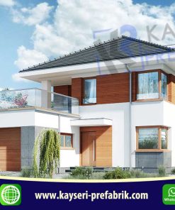 170 mt2 Butik Dubleks Prefabrik Villa