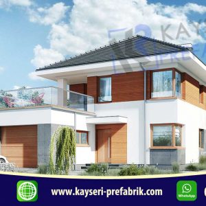 170 mt2 Butik Dubleks Prefabrik Villa
