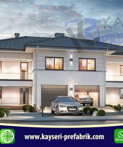 400 mt2 Butik Dubleks Prefabrik Villa