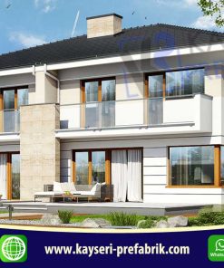 290 mt2 Butik Dubleks Prefabrik Villa