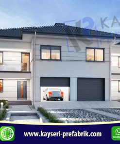 340 mt2 Butik Dubleks Prefabrik Villa