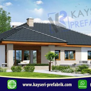130 mt2 Butik Prefabrik Villa