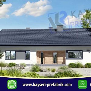 120 mt2 Butik Prefabrik Villa