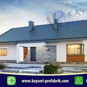 110 mt2 Butik Prefabrik Villa