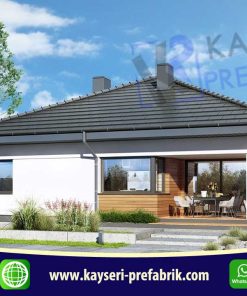 128 mt2 Butik Prefabrik Villa