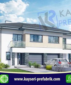 335 mt2 Butik Dubleks Prefabrik Villa