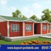 Kayseri Prefabrik 110 mt 3 109 m2 ekonomik prefabrik ev