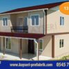 Kayseri Prefabrik 131 mt 2 131 m2 dubleks prefabrik ev