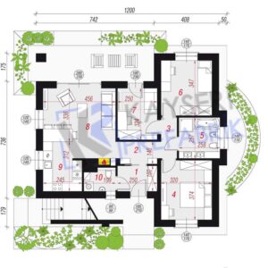 Alternative view of 150 mt2 Butik Dubleks Prefabrik Villa