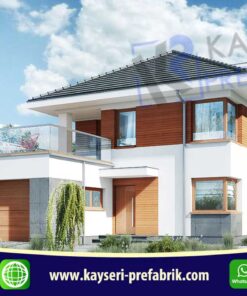 170 mt2 Butik Dubleks Prefabrik Villa