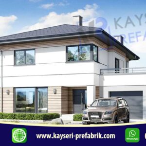 200 mt2 Butik Dubleks Prefabrik Villa