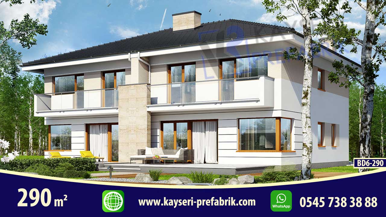 290 mt2 Butik Dubleks Prefabrik Villa 1 290 mt2 Butik Dubleks Prefabrik Villa