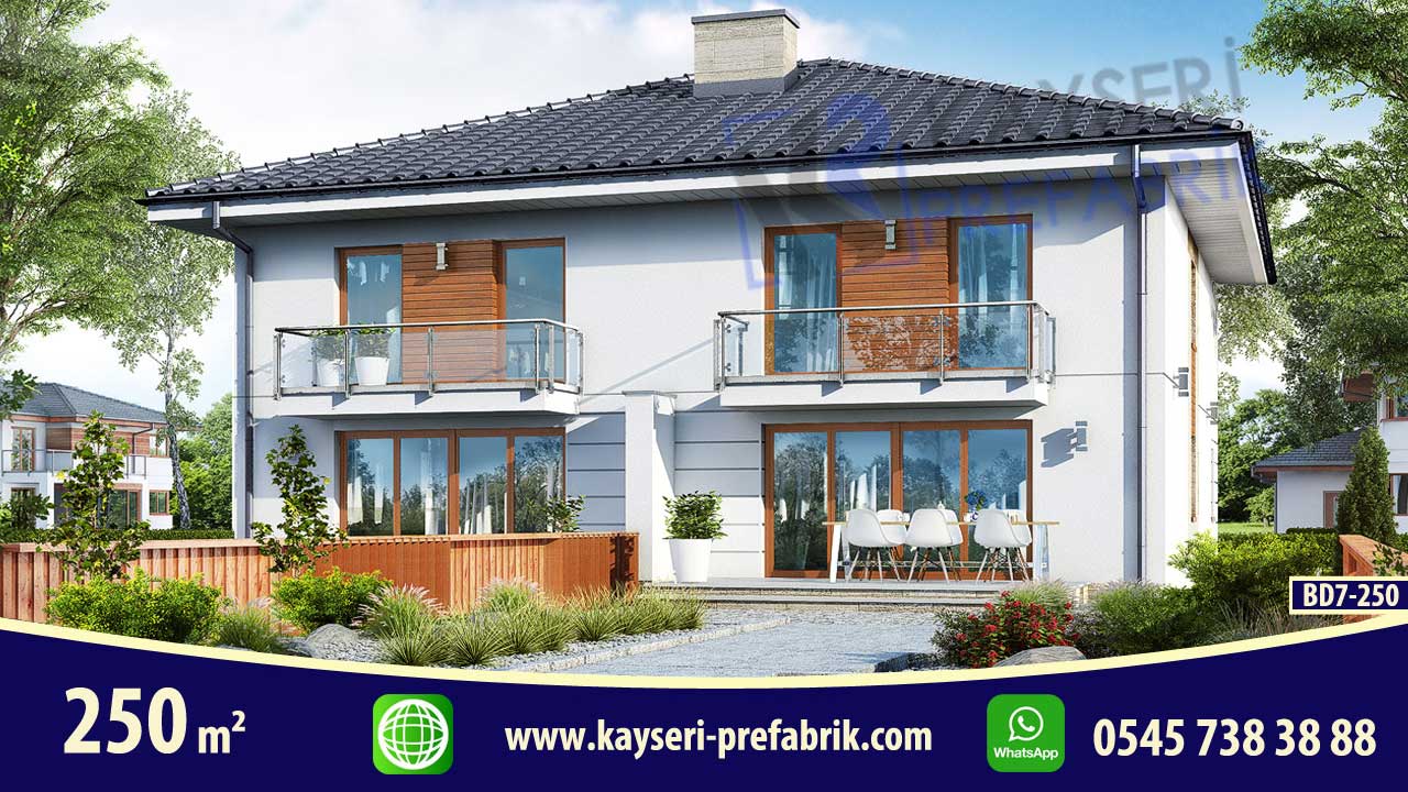 250 mt2 Butik Dubleks Prefabrik Villa 1 250 mt2 Butik Dubleks Prefabrik Villa