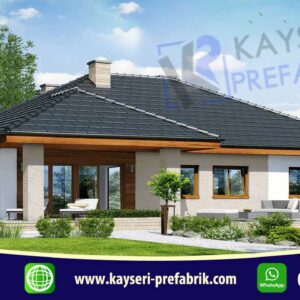 130 mt2 Butik Prefabrik Villa