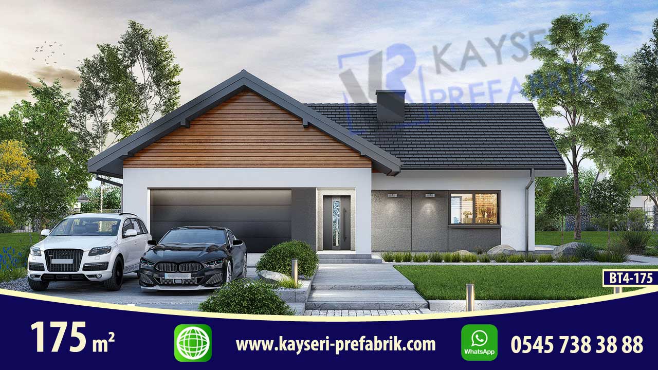 175 mt2 Butik Prefabrik Villa 1 175 mt2 Butik Prefabrik Villa