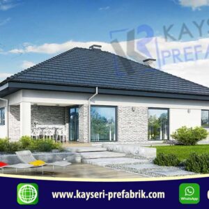 145 mt2 Butik Prefabrik Villa 5 bt8 145 m22 prefabrik ev