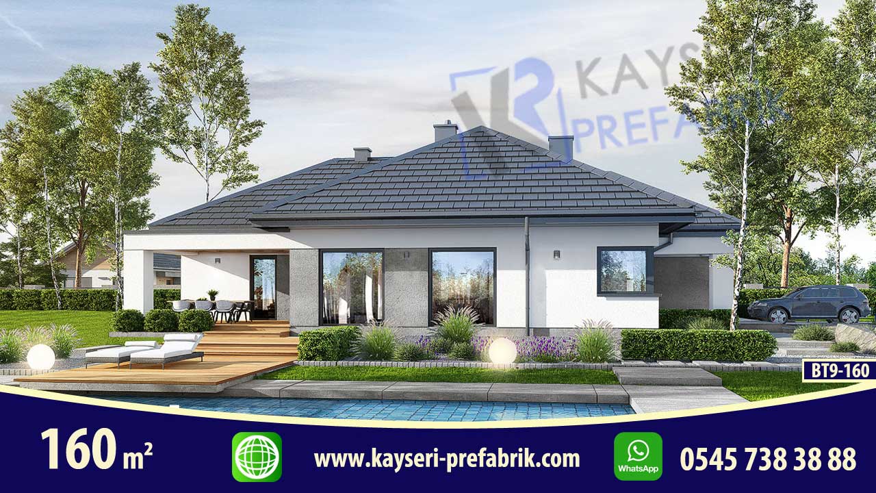 160 mt2 Butik Prefabrik Villa 3 160 mt2 Butik Prefabrik Villa - Görsel 3
