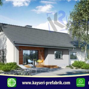 120 mt2 Butik Prefabrik Villa