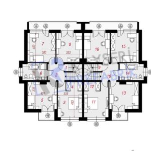 335 mt2 Butik Dubleks Prefabrik Villa 5 d14 335m2 prefabrik villak2