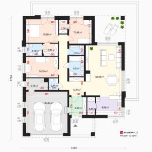 166 mt celik ev plani
