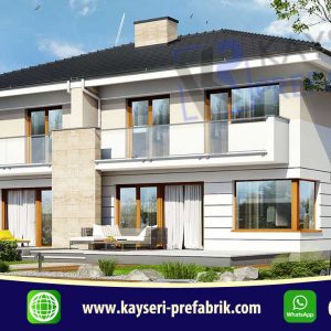 290 mt2 Butik Dubleks Prefabrik Villa